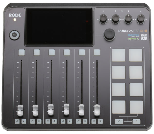 Rode RODECaster Pro II RCPII Integrated Audio Production Studio Console Mixer-www.prostudioconnection.com