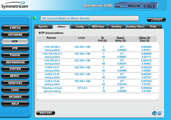 Symmetricom SyncServer PTP S300 ublox UPGRADED GPS NTP Network Time Server-www.prostudioconnection.com