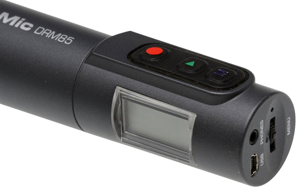 HHB DRM85 Flash Mic ENG Digital Recording Condenser Cordless Microphone USB-www.prostudioconnection.com