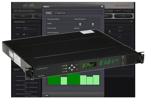 Spectracom SecureSync 013 OCXO NTP Network Time Server GPS 10MHz Oscillator-www.prostudioconnection.com