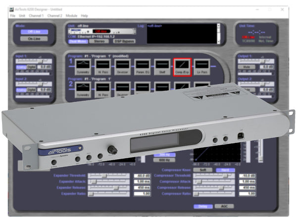 Airtools Symetrix 6200 Digital Mic Preamplifier Voice Speech Processor Voiceover-www.prostudioconnection.com