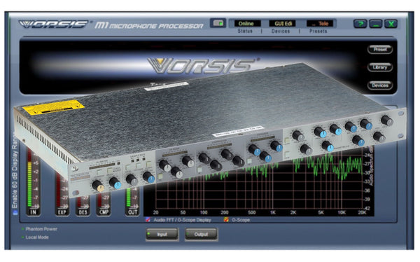 Wheatstone Vorsis M-1 AES Digital 96KHz Voice Processor Preamp Compressor M1-www.prostudioconnection.com