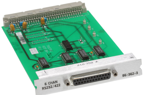 TrueTime Symmetricom 86-362-3 XL-DC 6 Channel RS-232 RS-422 Data Expansion Card [Used]-www.prostudioconnection.com