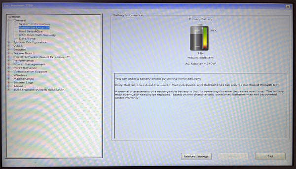 Dell Precision 7750 Xenon W-10855M 2.8GHz 32GB 500GB 17.3" FHD Quadro T1000 4GB [Used]-www.prostudioconnection.com