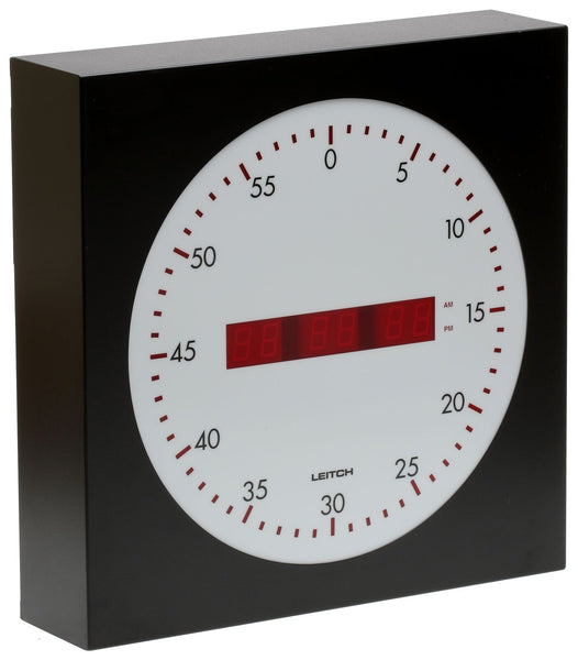 Leitch Harris UDC-5212 Red LED Digital Wall Clock SMTPE Timecode Display *READ* [Used]-www.prostudioconnection.com