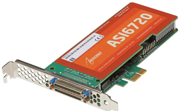 AudioScience ASI6720 Broadcast 2+2 Channel Balanced Analog PCIe Sound Card-www.prostudioconnection.com