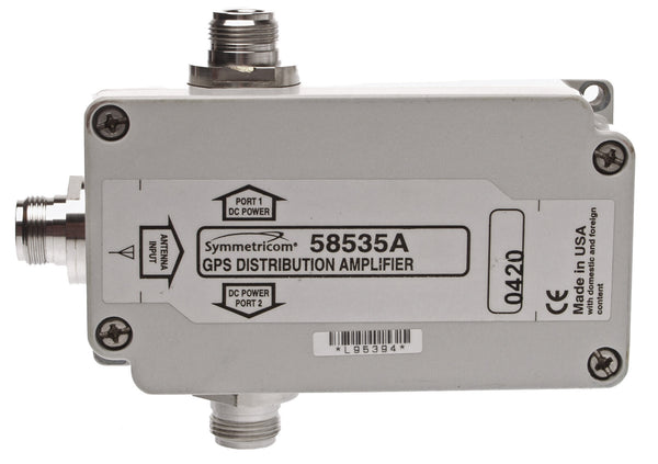 Symmetricom 58535A GPS 1:2 Input 2-Way Active Antenna Signal Splitter N Male NEW-www.prostudioconnection.com