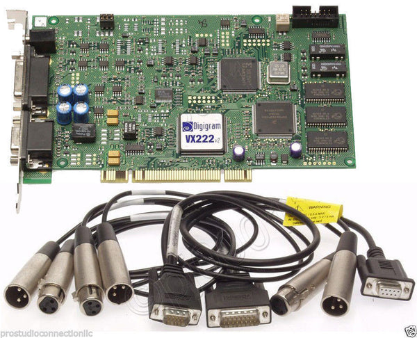 Digigram VX222 v2 24bit AES/EBU Digital Audio Balanced XLR Broadcast NEW IN BOX-www.prostudioconnection.com