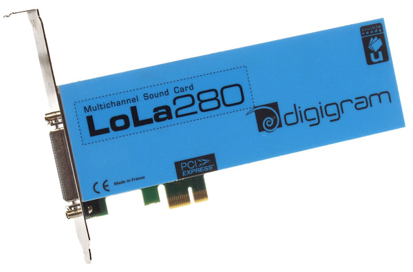 Digigram LoLa280 Logging Skimmer 8 Channel HD Audio Recording PCIe x1 Card [Refurbished]-www.prostudioconnection.com