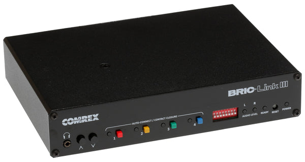 Comrex BRIC-Link III Broadcast Audio Over IP Duplex Digital Codec w/ Opus & AAC-www.prostudioconnection.com