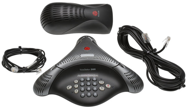 Polycom VoiceStation 300 Audio Conference Full Duplex Loudspeaker Speaker Phone [Refurbished]-www.prostudioconnection.com