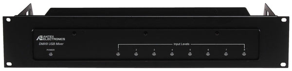 NEW Antex DMX8 Rackmount USB Court Recording 8 Channel Mixer PC Interface DMX 8-www.prostudioconnection.com