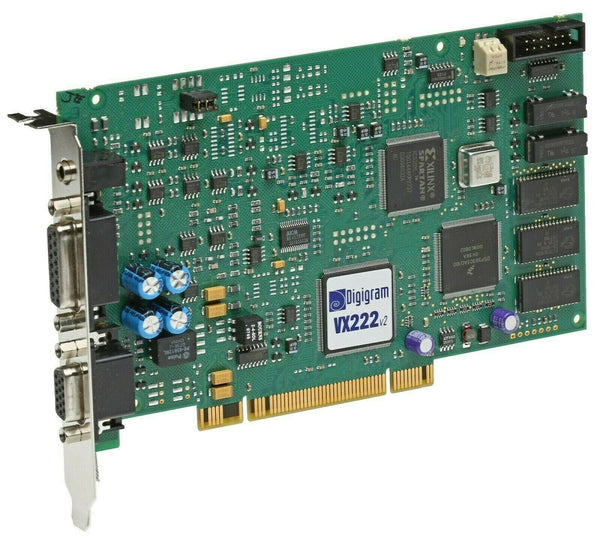 Digigram VX222 v2 24bit AES/EBU Balanced XLR Broadcast Digital Audio (Bare Card) [Used]-www.prostudioconnection.com