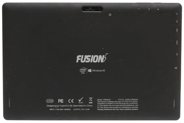 Fusion5 Windows Tablet 10.1" TFT LCD FWIN232 2GB RAM 32GB SSD w/ OEM PSU [Used]-www.prostudioconnection.com