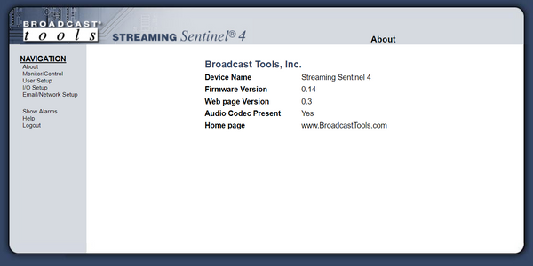 Broadcast Tools Streaming Sentinel 4 Signal Monitor Silence Sensor Failover-www.prostudioconnection.com
