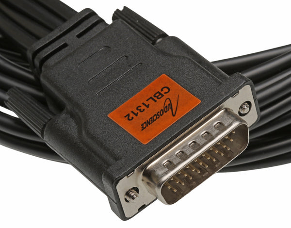 AudioScience CBL1312 ASI5810/ASI5811 AES Digital Balanced Analog Breakout Cable-www.prostudioconnection.com