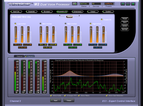 Wheatstone Vorsis M-2 AES Digital 96KHz Voice Processor Preamp Compressor M2-www.prostudioconnection.com