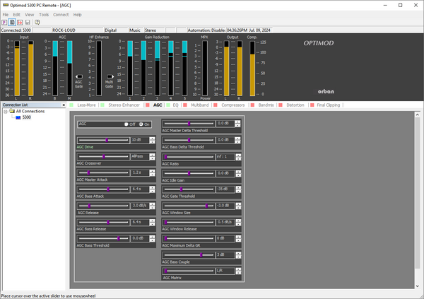 Orban Optimod 5300 FM Digital AES 5-Band Broadcast Audio Processor & Stereo Gen-www.prostudioconnection.com