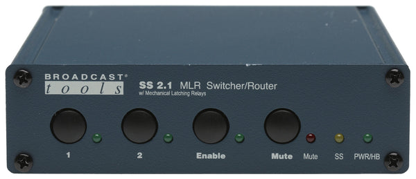 Broadcast Tools SS2.1 MLR TERM Balanced Audio Automation Switcher Router RS232-www.prostudioconnection.com