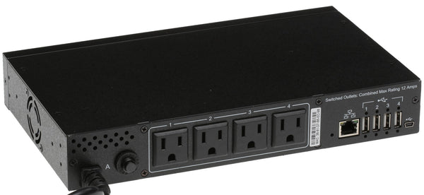 DataProbe iBoot PDU4-N15 15A Internet Remote Controlled Power Switch Reboot Bar-www.prostudioconnection.com