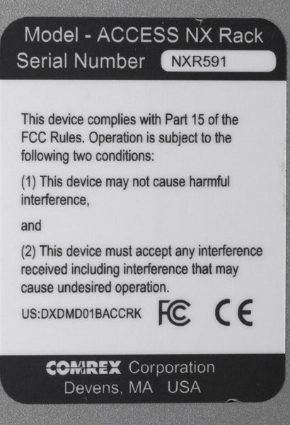 Comrex ACCESS NX w/ TS AES Digital Audio Over IP Internet Opus AAC AoIP Codec-www.prostudioconnection.com