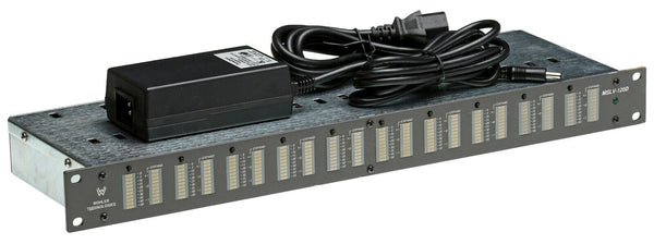 Wohler MSLV-120D 20 Channel AES Digital Audio VU Avg. & Peak LED Level Meter BNC [Used]-www.prostudioconnection.com