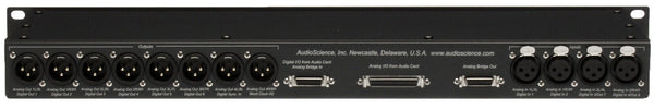 AudioScience BOB1024 Digital/Analog XLR Sound Card Breakout Box NEW WITH CABLES-www.prostudioconnection.com