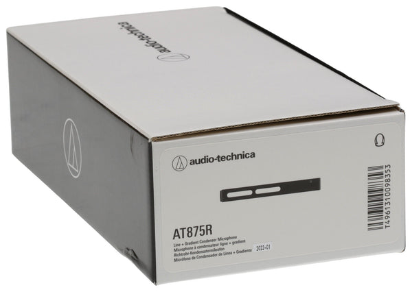 Audio-Technica AT875R Line/Gradient Shotgun Condenser Microphone - NEW OPEN BOX-www.prostudioconnection.com