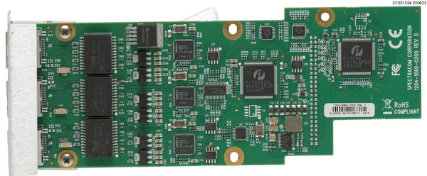 Spectracom Securesync 1204-06 Triple Gigabit Ethernet RJ45 Expansion Option Card [Used]-www.prostudioconnection.com