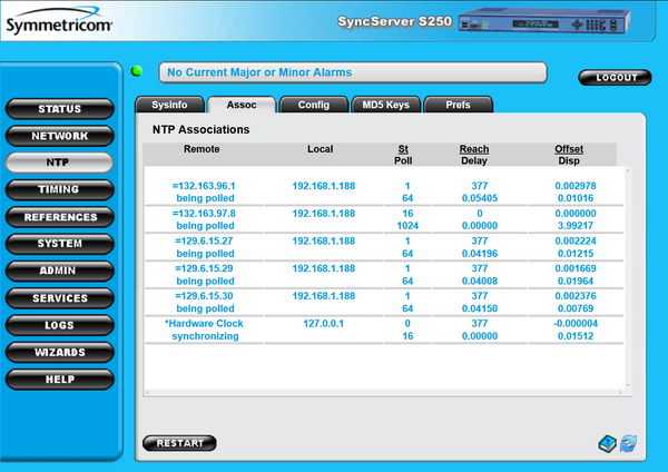 Symmetricom SyncServer S250 OCXO UPGRADED ublox GPS NTP Network Time Server-www.prostudioconnection.com