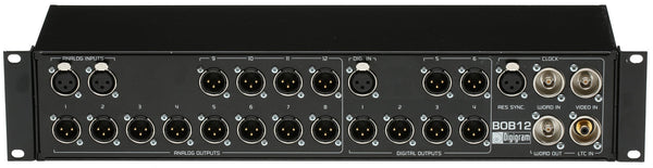 Digigram BOB12 XLR Breakout Interface Box for VX1222e Sound Cards 2U Rackmount [Used]-www.prostudioconnection.com