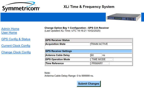 Symmetricom XLi OCXO UPGRADED GPS 10MHz LPN Oscillator NTP Time Server IRIG-B-www.prostudioconnection.com