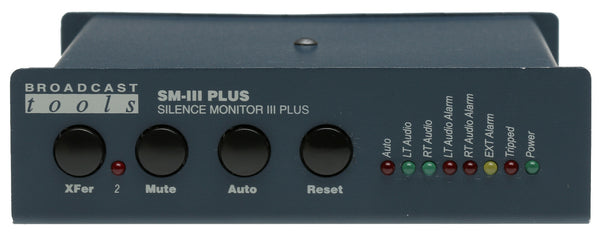Broadcast Tools SM-III Silence Monitor III Plus Audio Loss Failover Alarm Relay-www.prostudioconnection.com