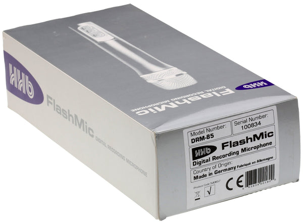 HHB DRM85 Flash Mic ENG Digital Recording Condenser Cordless Microphone USB-www.prostudioconnection.com