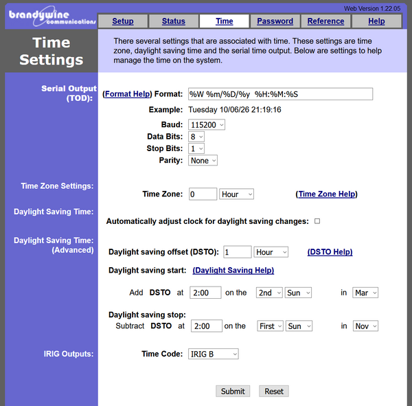 Brandywine NFS-220 Plus GPS OCXO NTP Time Server Network Frequency Standard [Used]-www.prostudioconnection.com