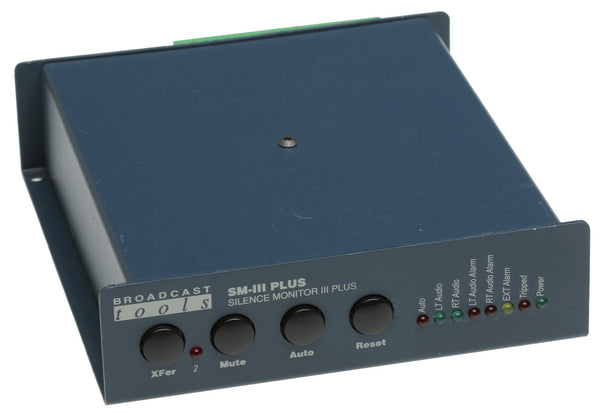 Broadcast Tools SM-III Silence Monitor III Plus Audio Loss Failover Alarm Relay-www.prostudioconnection.com