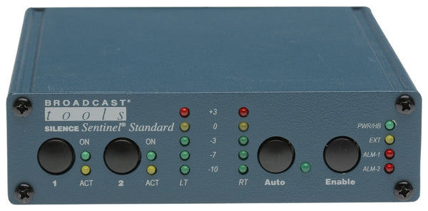 Broadcast Tools Silence Sentinel Standard Audio Signal Monitor Alarm Failover-www.prostudioconnection.com