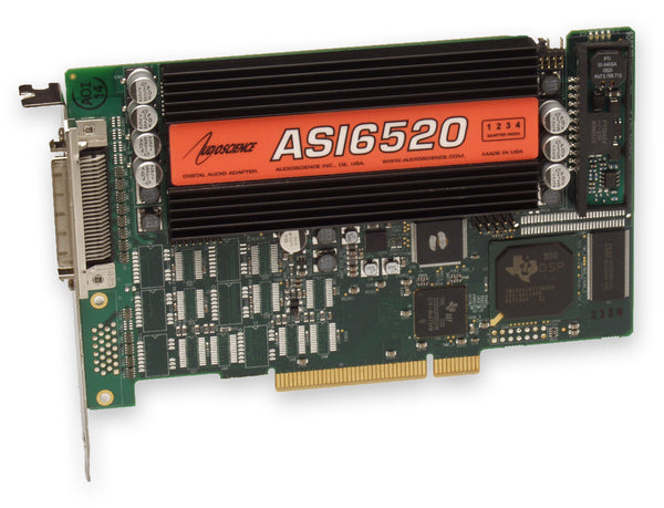 AudioScience ASI6520 Broadcast Balanced Analog XLR Multichannel PCI Sound Card-www.prostudioconnection.com