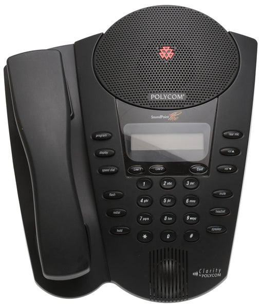 Polycom Soundpoint Pro 2-Line Premium LCD Office Speakerphone w/Headset Jack [Used]-www.prostudioconnection.com