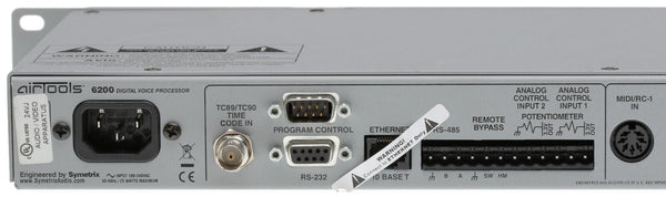 Airtools Symetrix 6200 Digital Mic Preamplifier Voice Speech Processor Voiceover-www.prostudioconnection.com