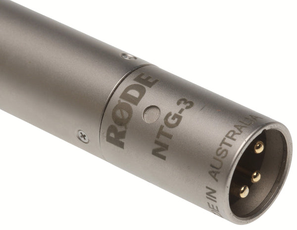 RODE NTG-3 Precision RF-Biased Shotgun Microphone 48V Phantom NTG3 Satin Silver-www.prostudioconnection.com