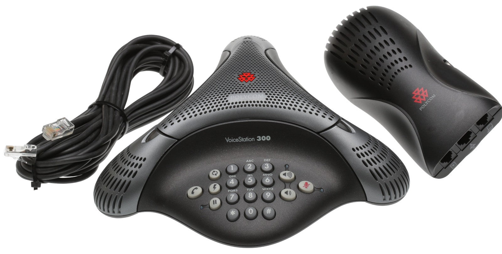 Polycom VoiceStation 300 Audio Conference Full Duplex Loudspeaker Speaker Phone [Used]-www.prostudioconnection.com