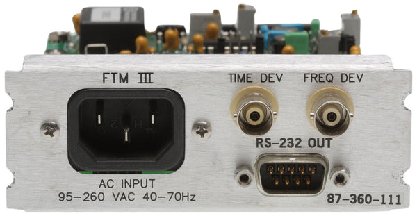 Symmetricom 87-360-111 XL-DC FTM III AC Line Frequency Measurement Monitor Card [Used]-www.prostudioconnection.com