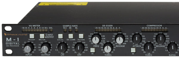 Wheatstone Vorsis M-1 AES Digital 96KHz Voice Processor Preamp Compressor M1-www.prostudioconnection.com