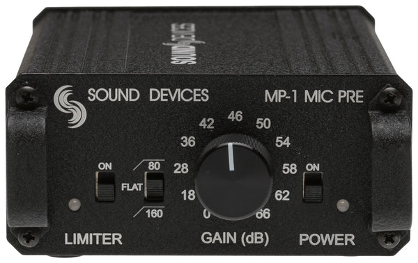 Sound Devices MP-1 Shure FP23 Microphone Preamp 66dB Gain Balanced XLR Low Noise [Used]-www.prostudioconnection.com