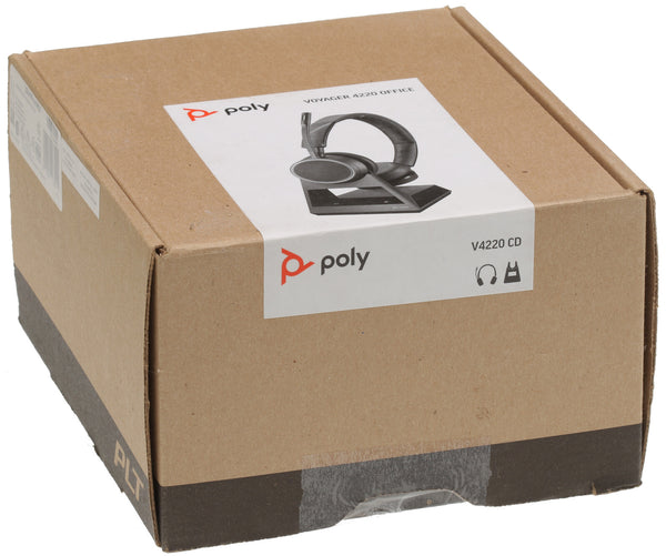 Poly Voyager 4220 Office 300ft Long Range Stereo Bluetooth Headset Phone & USB-A-www.prostudioconnection.com