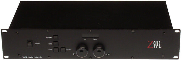 Z-Sys Z-16.16 Digital Detangler XLR BNC TOSlink SPDIF 4:8:4 Audio Router Switch-www.prostudioconnection.com