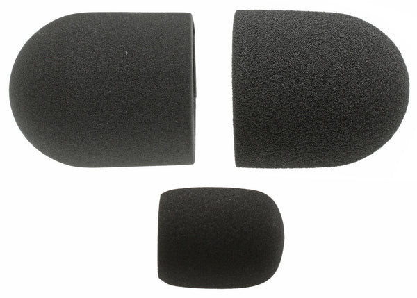 New Black Foam Windscreens for Shure SM-5B Microphone - Triple Set - SM5B-www.prostudioconnection.com