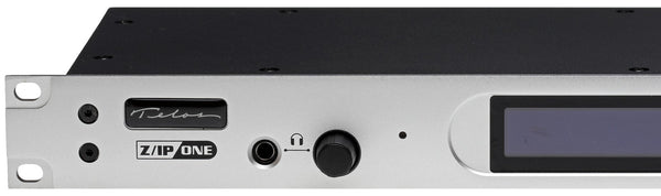 Telos Z/IP ONE w/ AES Remote Audio Over IP Codec Internet Transmission Endpoint-www.prostudioconnection.com