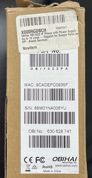 Obihai OBi1022 ** DIALPAD ** 10 Line VoIP SIP Speaker Phone G.722 HD Voice NEW-www.prostudioconnection.com